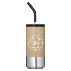 Summit 16 Oz Insulated Tumbler With Straw