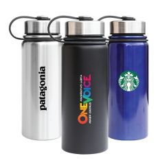 Summit 20 Oz Vacuum Insulated 18/8 Stainless Steel Bottle
