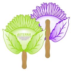 Sunflower Hand Fan Full Color 2 Sides
