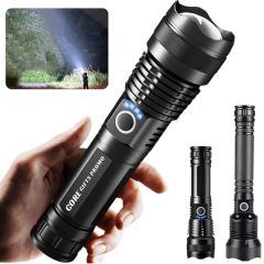 Super Bright LED Rechargeable Flashlights With 5 Modes