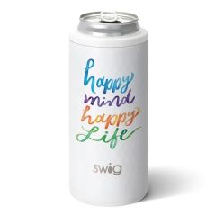 Swig 12 Oz Golf Partee Skinny Can Cooler, Full Color Digi