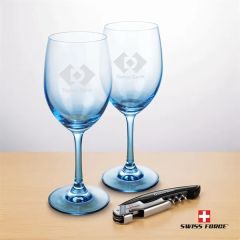 Swiss Force Wine Tool & 2 Soudan Blue Wine