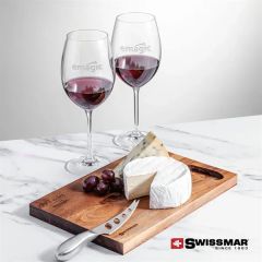 Swissmar Acacia Board & 2 Blyth Wine