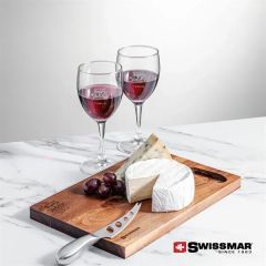 Swissmar Acacia Board & 2 Carberry Wine