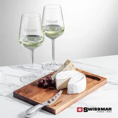 Swissmar Acacia Board & 2 Elderwood Wine