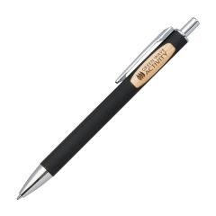 Sylvia Clicker Pen W/Bamboo Accent