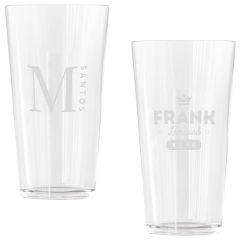 Symglass 16 Oz Clear Pint Glass