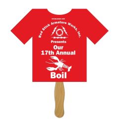 T-Shirt Hand Fan Full Color 1 Side