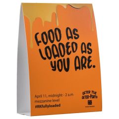 Table Tent Cardstock 12pt 2 Sided - 5 Inch X 7 Inch X 2 Inch