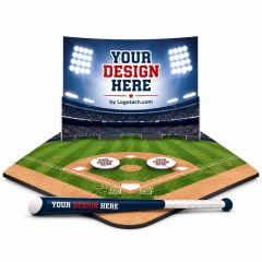 Table Top Baseball Game 9.875 Inch Long X 5.875 Inch Wide