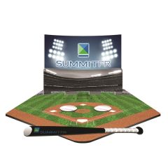 Table Top Baseball Game 9.875 Inch Long X 5.875 Inch Wide