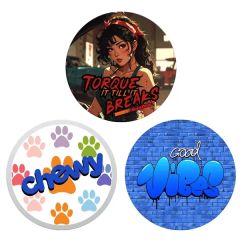 Tag Buddy 4 Inch Circular All-Purpose Sticker