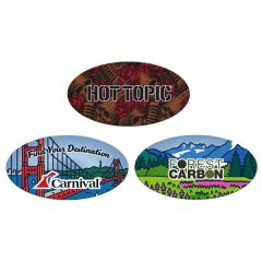 Tag Buddy 4 Inch X 2 Inch Oval All-Purpose Sticker