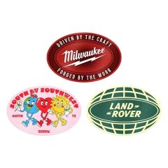 Tag Buddy 6 Inch X 4 Inch Oval All-Purpose Sticker
