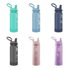 Takeya 18 Oz Actives With Straw Lid, Laser, Premium