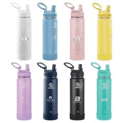 Takeya 24 Oz Actives With Straw Lid, Laser, Premium