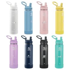 Takeya 24 Oz Actives With Straw Lid, Laser, Standard