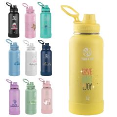 Takeya 32 Oz Actives With Spout Lid, Full Color Digital