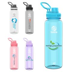 Takeya 40 Oz Tritan Water Bottle With Spout Lid, Full Col