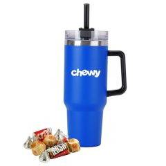 Tapered Tumbler W/Handle & Straw-40 Oz,hershey's Everyday