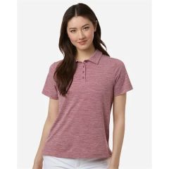Team 365 Women's Relay Heathered Stripe Polo