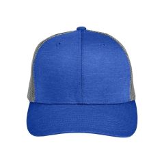 Team 365 Zone Sonic Heather Trucker Cap By Yupoong