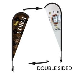 Tear Drop 14 Ft. Height Carbon Fiber Kit - Double Sided