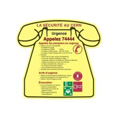 Telephone Shape Stock Vinyl Magnet - 30mil