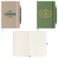 Terra Recycled Carton Hard Cover A5 Notebook & Reborn Pen