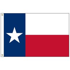 Texas 3 Ft X 5 Ft Nylon Flag W/ Heading & Grommets