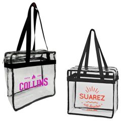 The Clear Zipper Tote