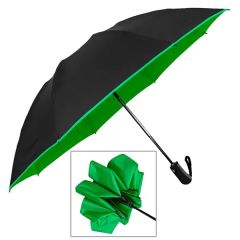 Stromberg The Color Flip Inverted Umbrella W/Deluxe Leatherette Case