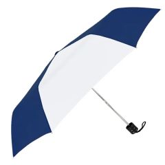 Stromberg The Compact Econo Folding Umbrella W/Deluxe Leatherette Case