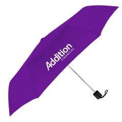The Compact Econo Folding Umbrella With Full Color Imprint 41 In