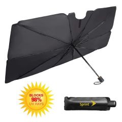The Dashboard Defender UV Car Windshield Sunshade Umbrella 57 In