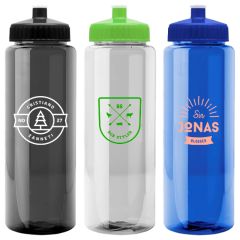 The Guzzler 32 Oz Transparent Bottle