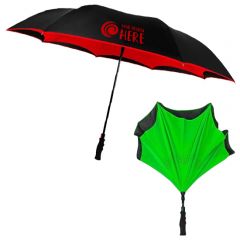 The Inversa Inverted Umbrella Auto Open Reverse Closing With Full Color Imprint