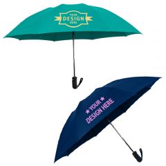 The Reversa Inverted Umbrella AutoOpen Reverse Closing With Full Color Imprint 46 In