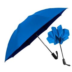 Stromberg The Reversa Inverted Umbrella W/Deluxe Leatherette Case