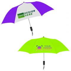 The Spectrum Folding Umbrella With Full Color Imprint