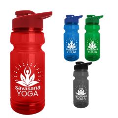 The Trainer - 24 Oz Upcycle RPET Bottle With Drink Thru Lid