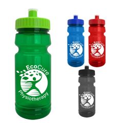 The Trainer - 24 Oz Upcycle RPET Bottle With Pushpull Lid