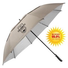 The Vented Hybrid UV Golf Umbrella SPF50 With Full Color Imprint 62 In