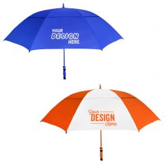 The Vented Paramount Golf Umbrella Auto Open With Full Color Imprint 64 In