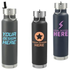 Thor Copper Vacuum Insulated Bottle 25oz Straw Lid