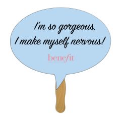 Thought Bubble Hand Fan Full Color