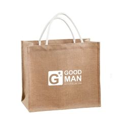 Three-Dimensional Linen Tote Bag14.2 Inch Wx 12.6 Inch Hx 7.1 Inch T