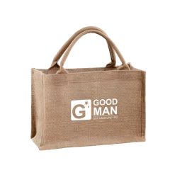 Three-Dimensional Linen Tote Bag14.2 Inch Wx 12.6 Inch Hx 7.1 Inch T