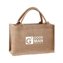 Three-Dimensional Linen Tote Bag18.1 Inch Wx 14.2 Inch Hx 8.7 Inch T