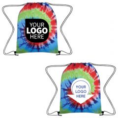 Tie-Dye Drawstring Bag
